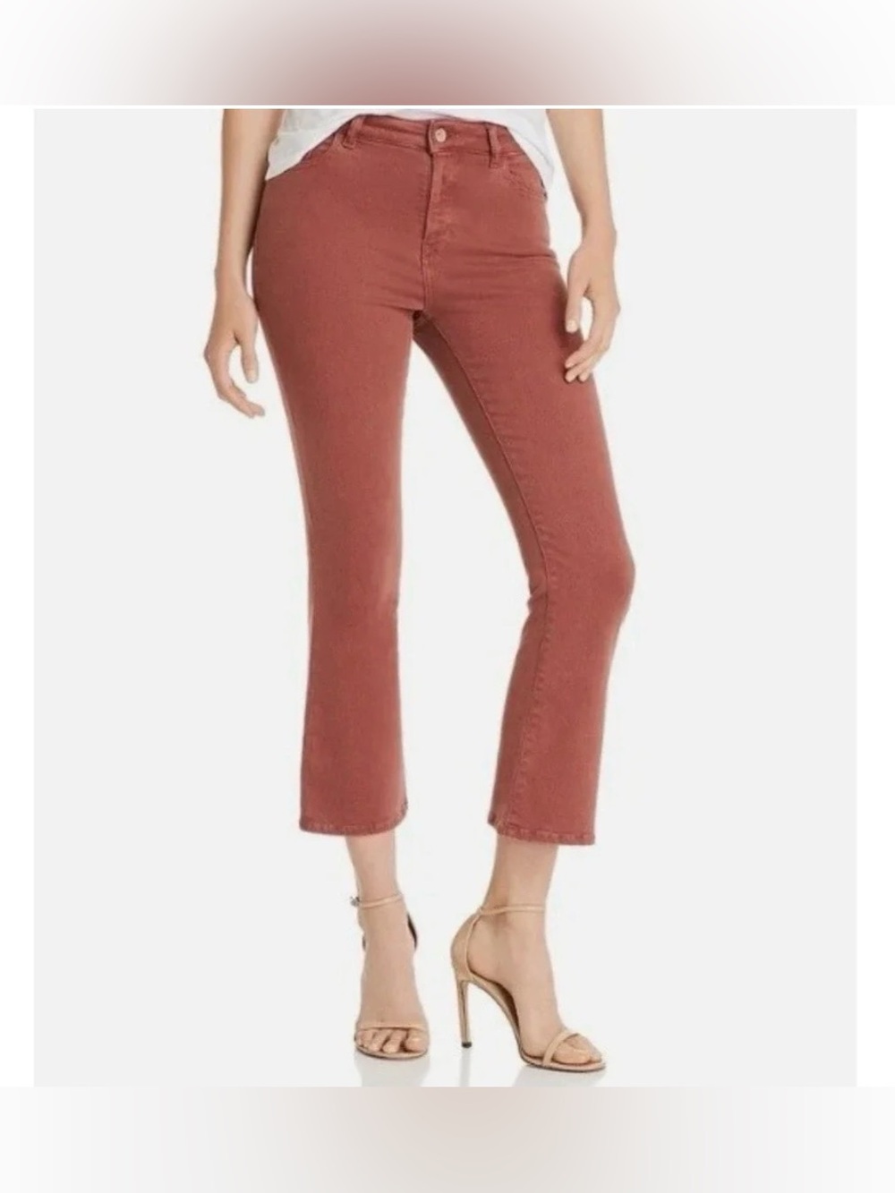 Women’s Bridget High-Rise Crop Jeans in Rust